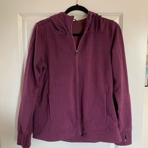 Lululemon Zippered Hoodie Purple - Size 8